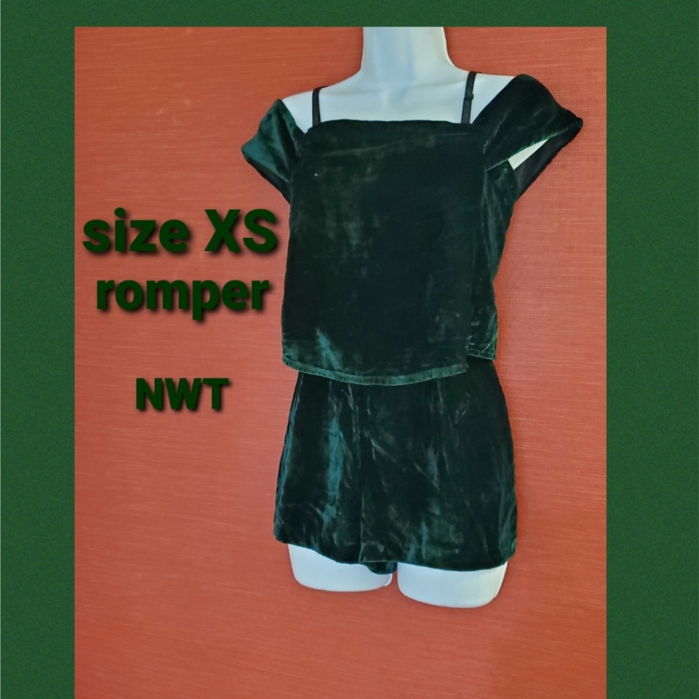 Dark green romper